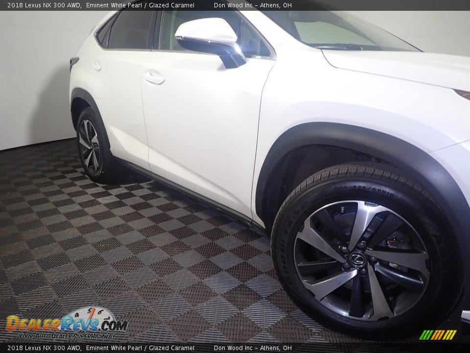 2018 Lexus NX 300 AWD Eminent White Pearl / Glazed Caramel Photo #7