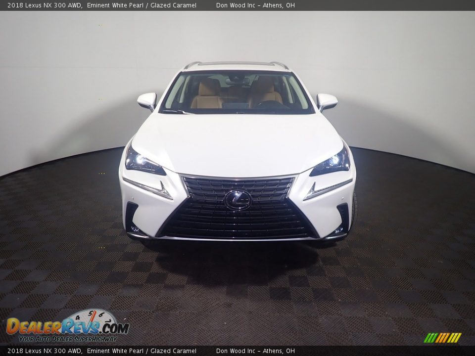 2018 Lexus NX 300 AWD Eminent White Pearl / Glazed Caramel Photo #8