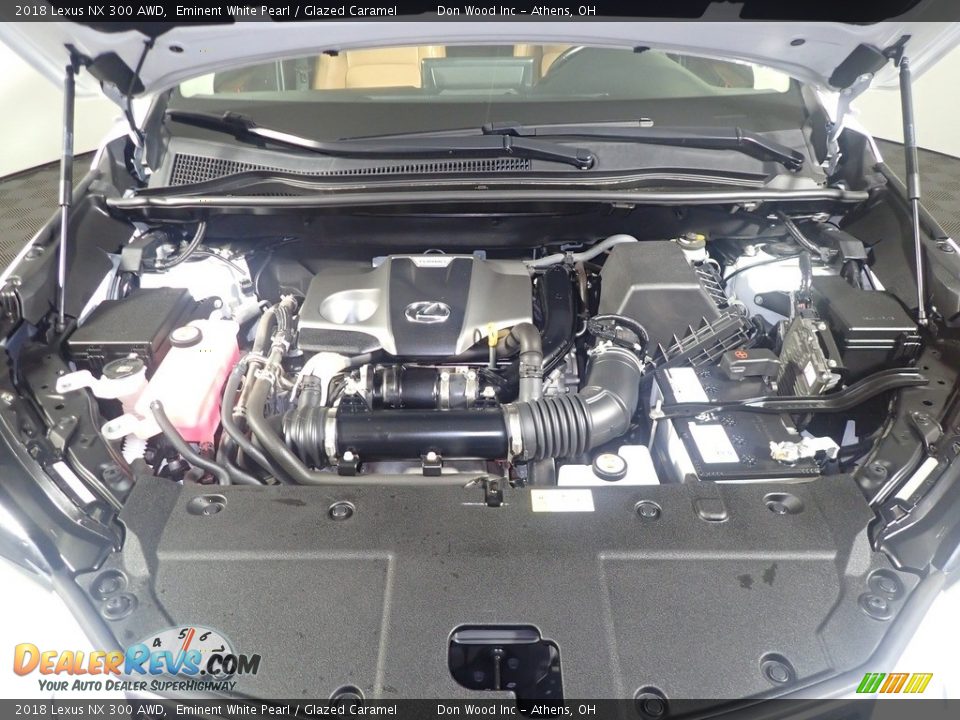 2018 Lexus NX 300 AWD Eminent White Pearl / Glazed Caramel Photo #10