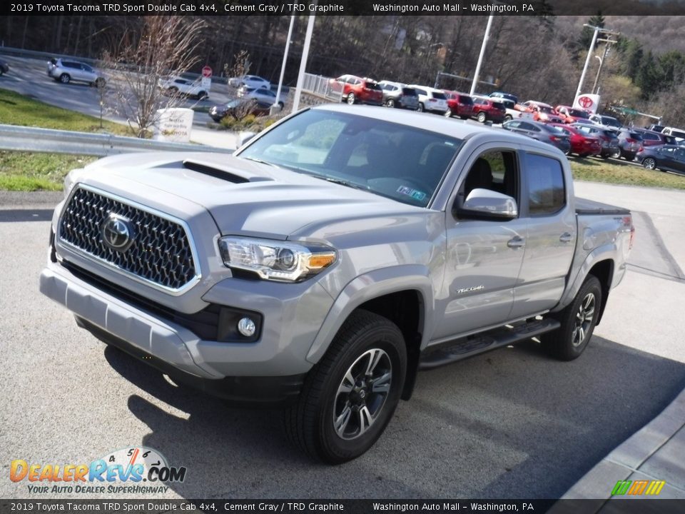 2019 Toyota Tacoma TRD Sport Double Cab 4x4 Cement Gray / TRD Graphite Photo #15