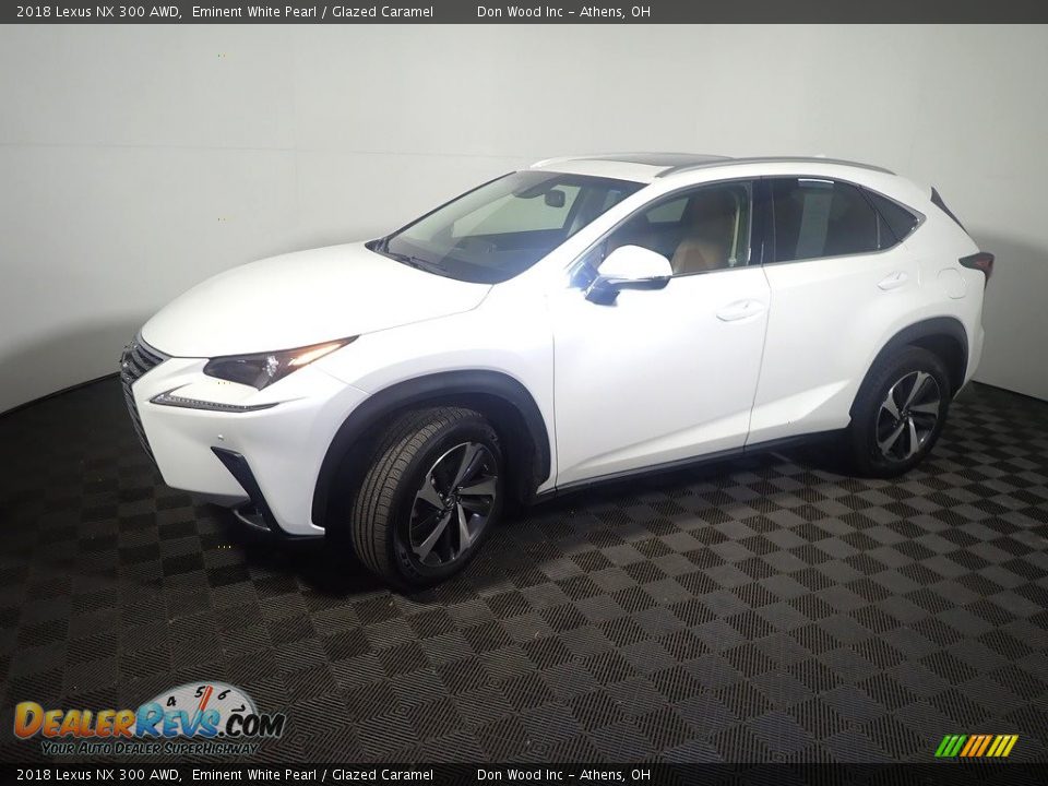 2018 Lexus NX 300 AWD Eminent White Pearl / Glazed Caramel Photo #12