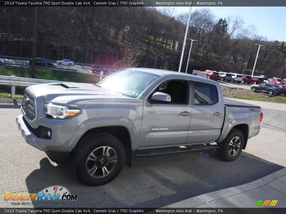 2019 Toyota Tacoma TRD Sport Double Cab 4x4 Cement Gray / TRD Graphite Photo #16