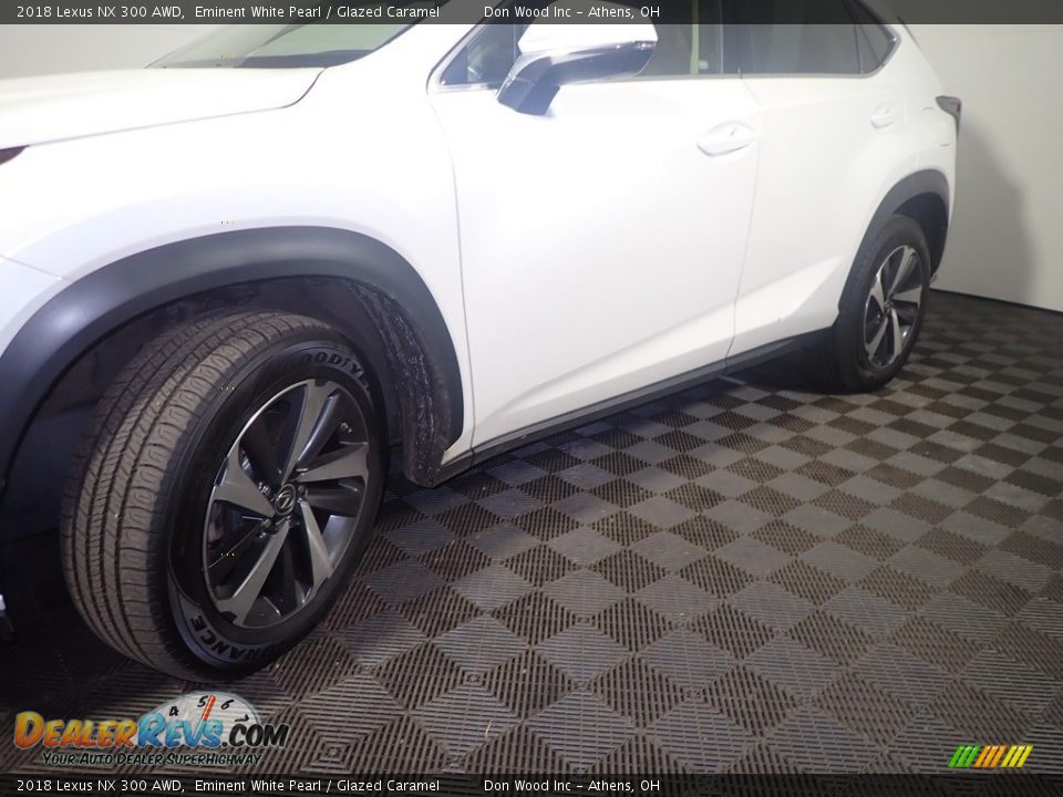 2018 Lexus NX 300 AWD Eminent White Pearl / Glazed Caramel Photo #13