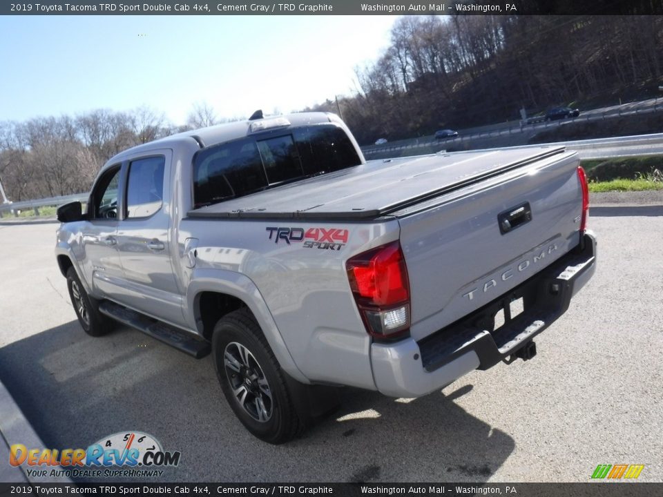 2019 Toyota Tacoma TRD Sport Double Cab 4x4 Cement Gray / TRD Graphite Photo #17