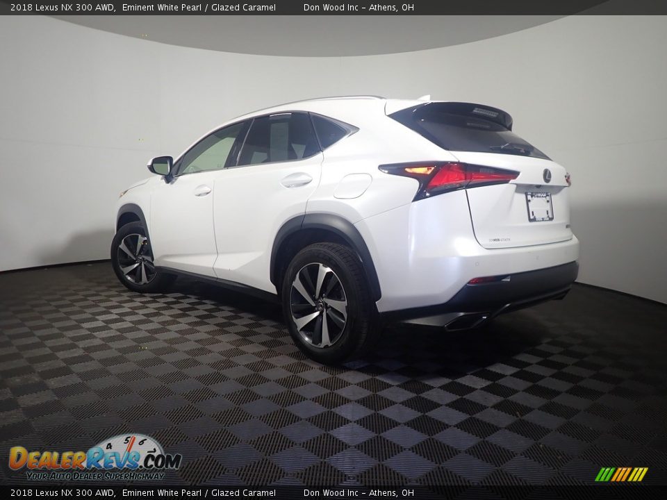 2018 Lexus NX 300 AWD Eminent White Pearl / Glazed Caramel Photo #14