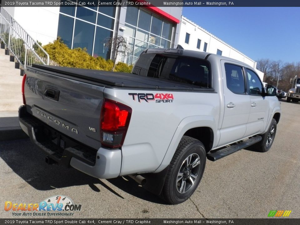 2019 Toyota Tacoma TRD Sport Double Cab 4x4 Cement Gray / TRD Graphite Photo #19
