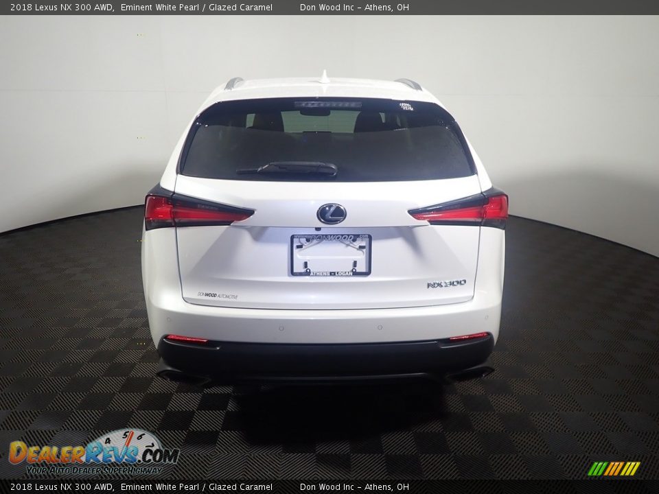 2018 Lexus NX 300 AWD Eminent White Pearl / Glazed Caramel Photo #16