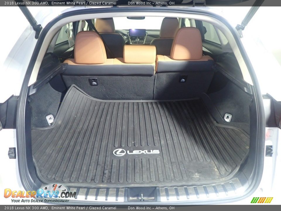 2018 Lexus NX 300 AWD Eminent White Pearl / Glazed Caramel Photo #19