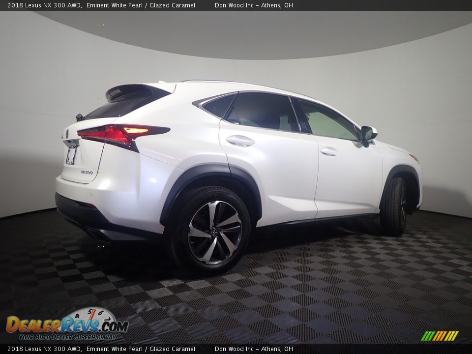 2018 Lexus NX 300 AWD Eminent White Pearl / Glazed Caramel Photo #20