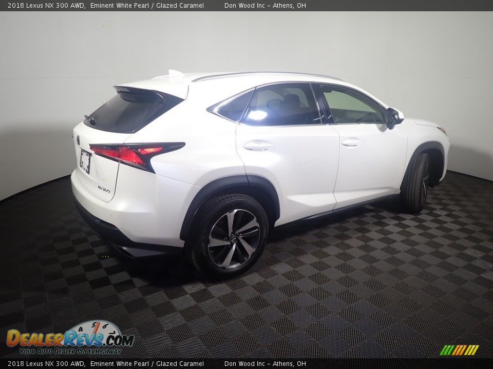 2018 Lexus NX 300 AWD Eminent White Pearl / Glazed Caramel Photo #21