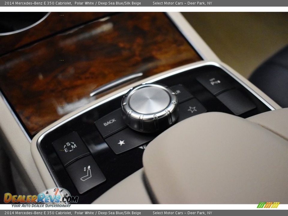 2014 Mercedes-Benz E 350 Cabriolet Polar White / Deep Sea Blue/Silk Beige Photo #16