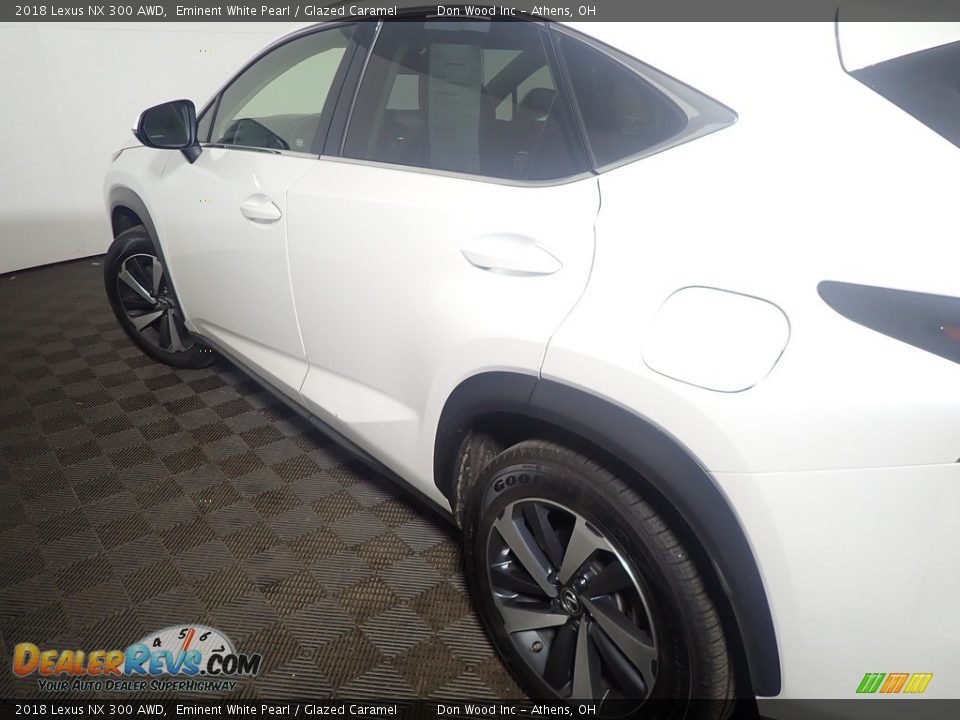 2018 Lexus NX 300 AWD Eminent White Pearl / Glazed Caramel Photo #22