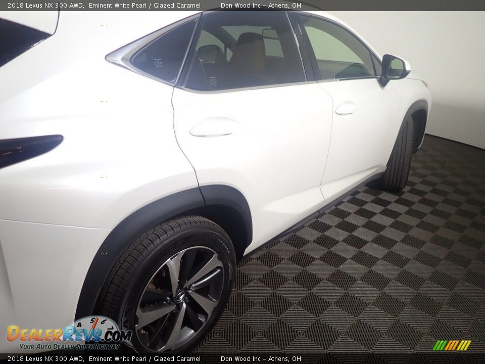 2018 Lexus NX 300 AWD Eminent White Pearl / Glazed Caramel Photo #23