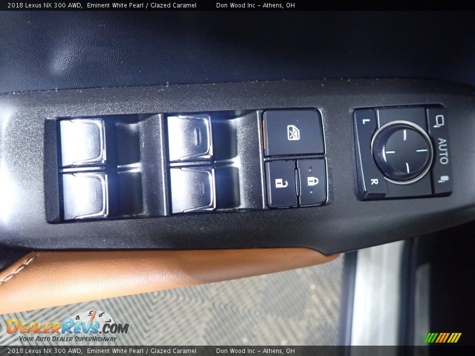2018 Lexus NX 300 AWD Eminent White Pearl / Glazed Caramel Photo #25