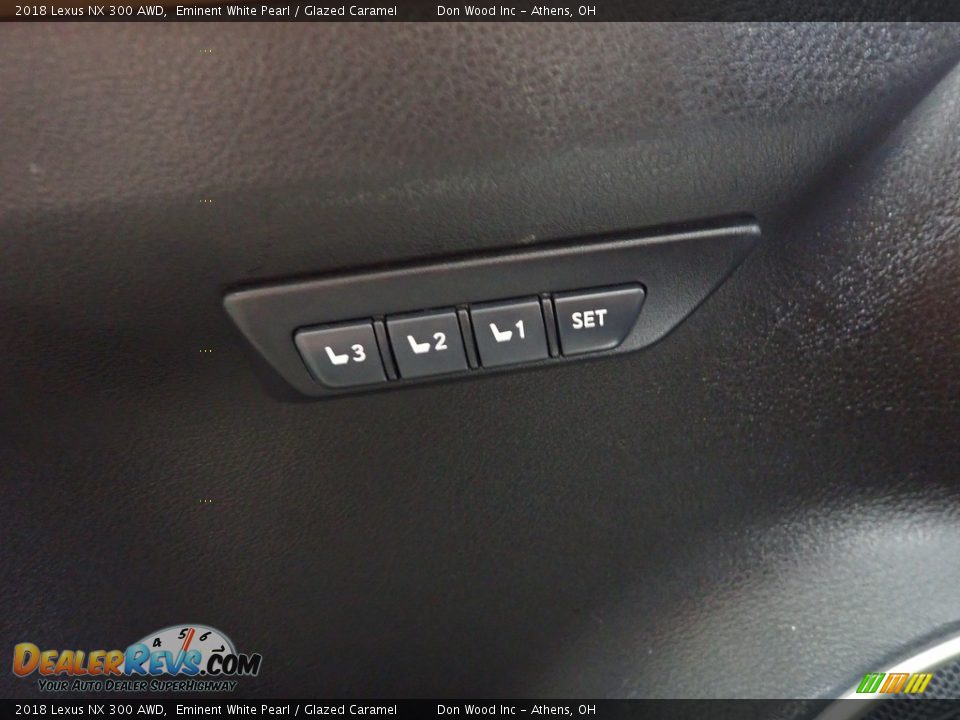 2018 Lexus NX 300 AWD Eminent White Pearl / Glazed Caramel Photo #26