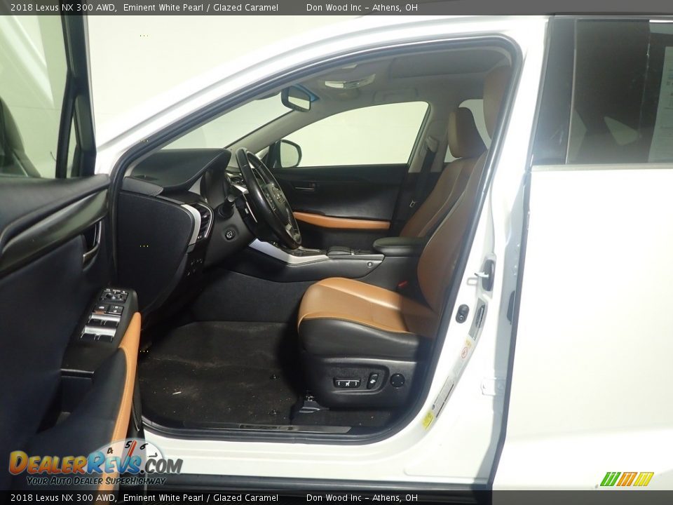 2018 Lexus NX 300 AWD Eminent White Pearl / Glazed Caramel Photo #27