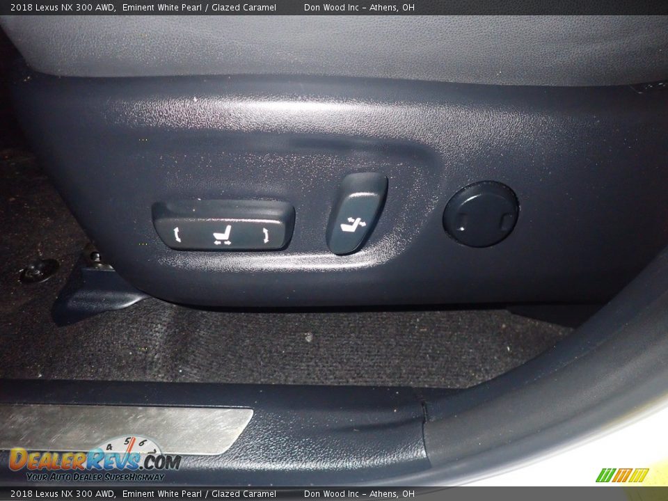 2018 Lexus NX 300 AWD Eminent White Pearl / Glazed Caramel Photo #28