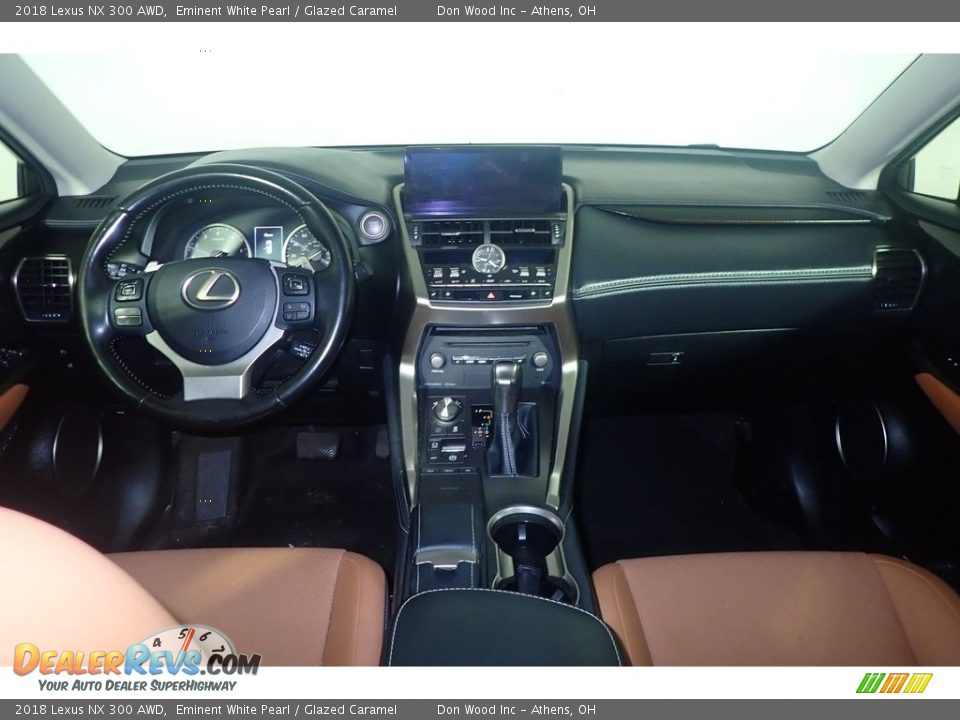 2018 Lexus NX 300 AWD Eminent White Pearl / Glazed Caramel Photo #29