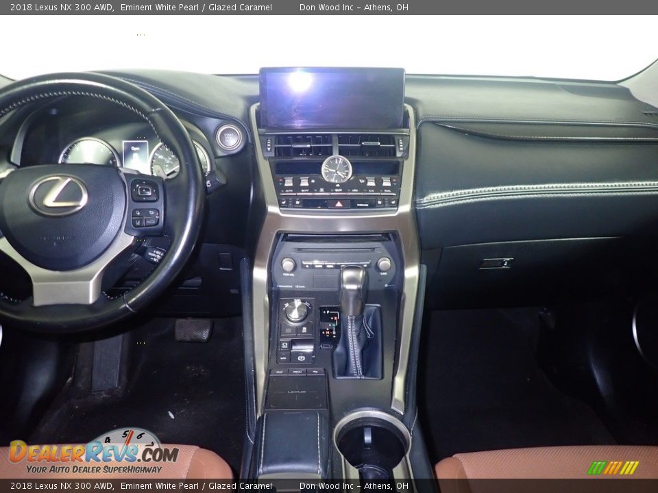 2018 Lexus NX 300 AWD Eminent White Pearl / Glazed Caramel Photo #30