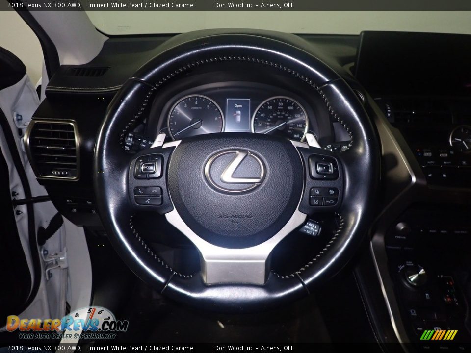 2018 Lexus NX 300 AWD Eminent White Pearl / Glazed Caramel Photo #32