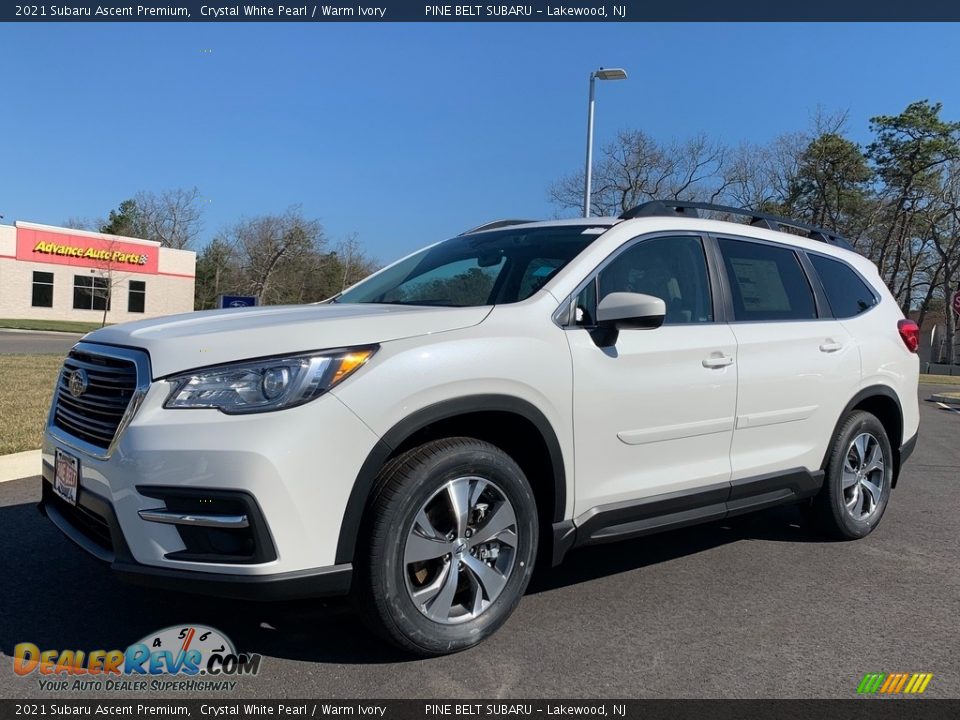 2021 Subaru Ascent Premium Crystal White Pearl / Warm Ivory Photo #1