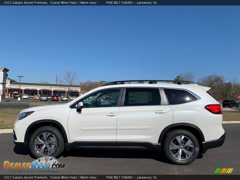 2021 Subaru Ascent Premium Crystal White Pearl / Warm Ivory Photo #4