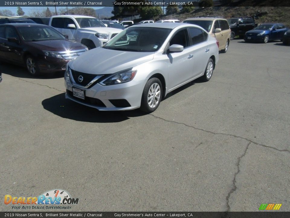 2019 Nissan Sentra S Brilliant Silver Metallic / Charcoal Photo #2