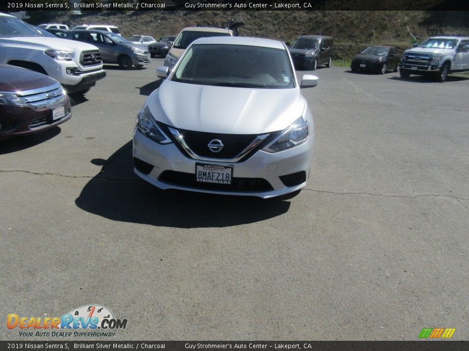 2019 Nissan Sentra S Brilliant Silver Metallic / Charcoal Photo #4