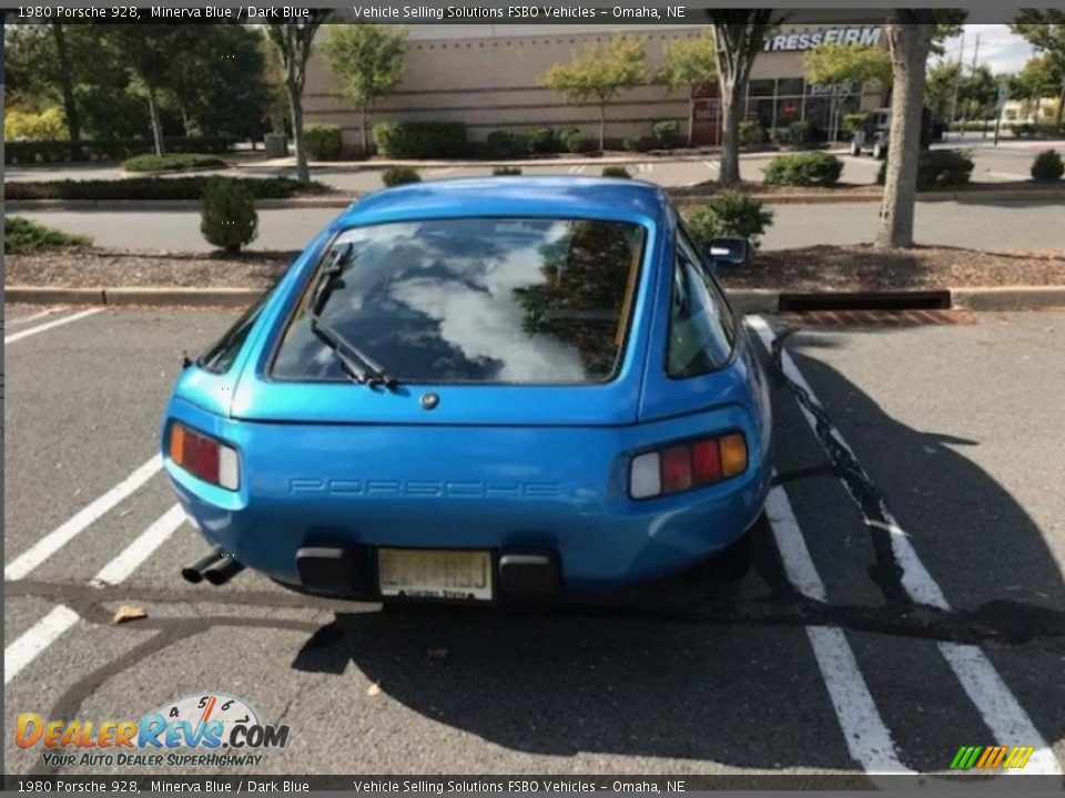 1980 Porsche 928 Minerva Blue / Dark Blue Photo #7