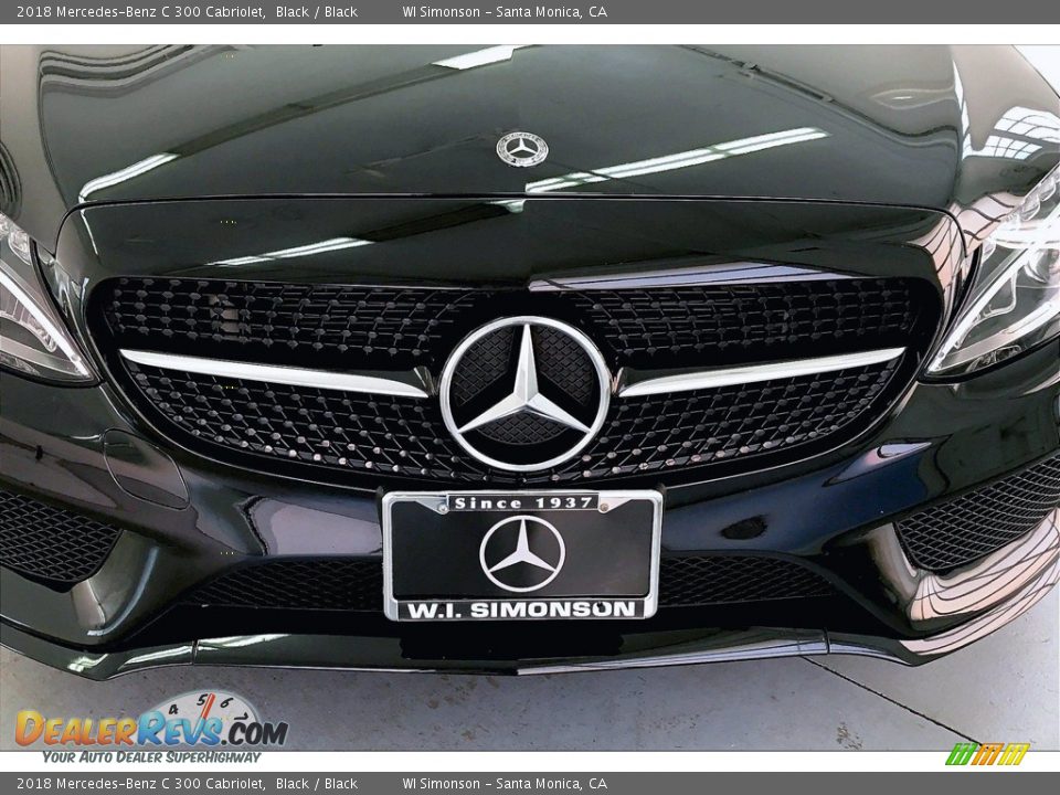 2018 Mercedes-Benz C 300 Cabriolet Black / Black Photo #30