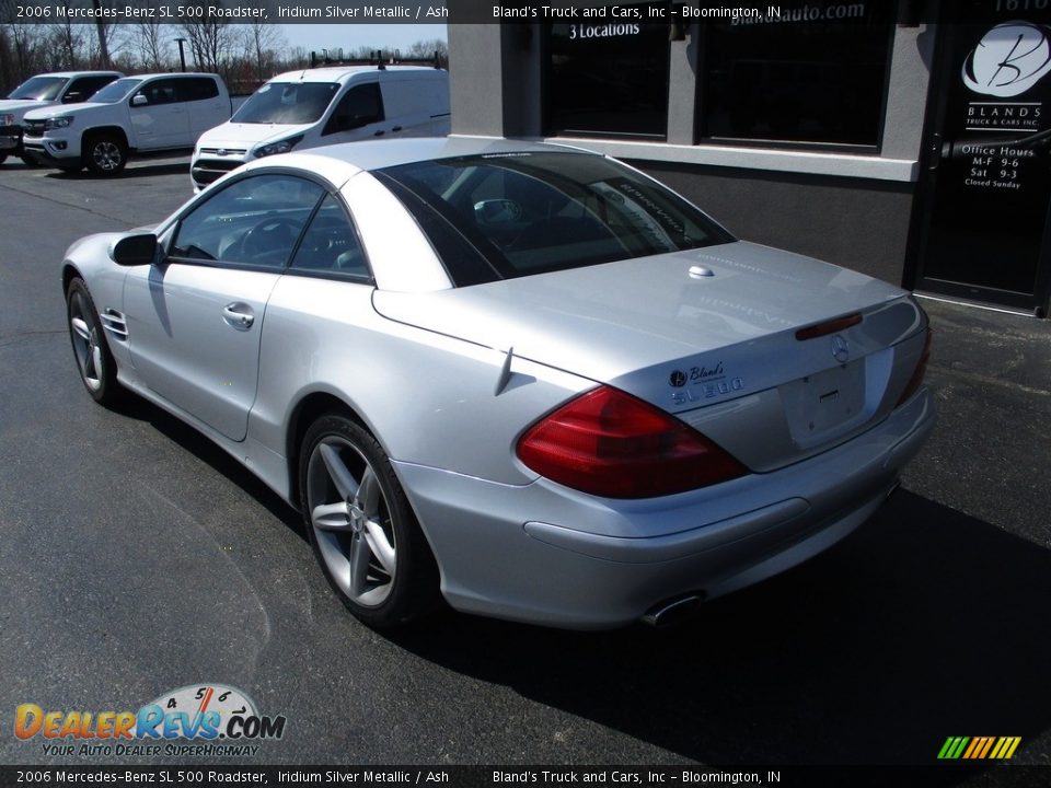 2006 Mercedes-Benz SL 500 Roadster Iridium Silver Metallic / Ash Photo #3