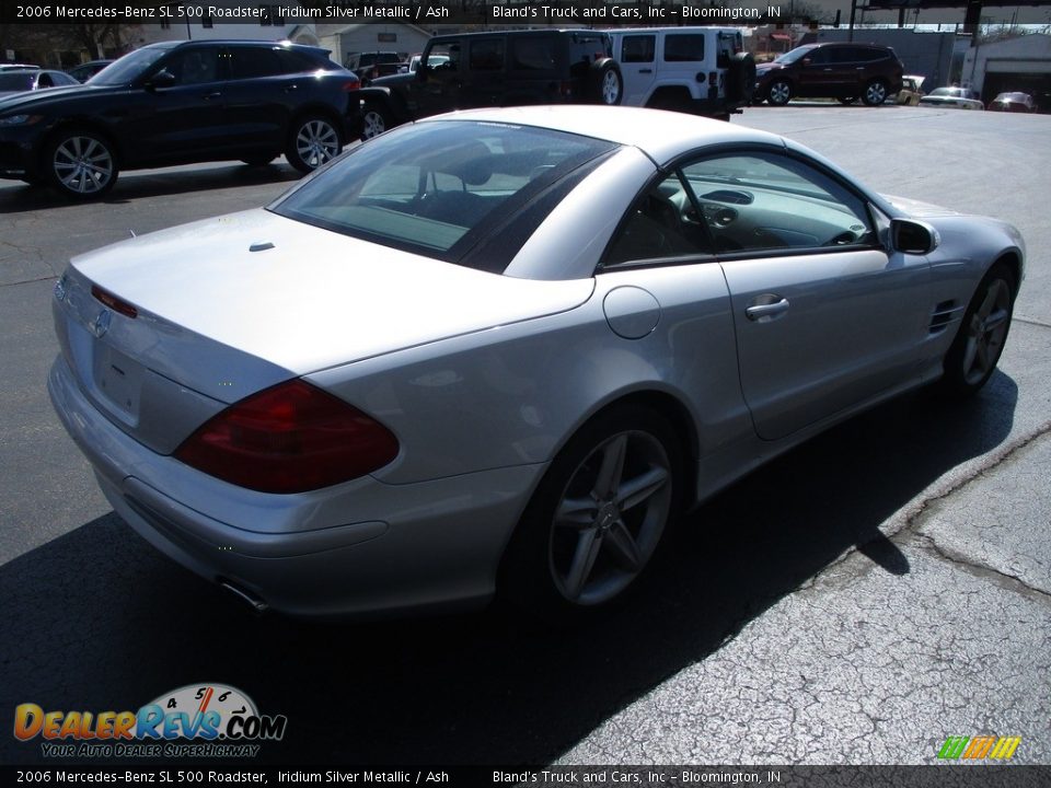 2006 Mercedes-Benz SL 500 Roadster Iridium Silver Metallic / Ash Photo #4