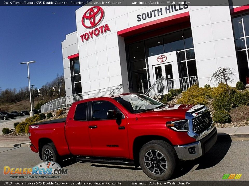 2019 Toyota Tundra SR5 Double Cab 4x4 Barcelona Red Metallic / Graphite Photo #2