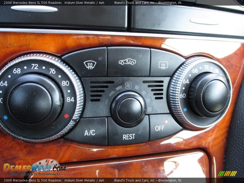 2006 Mercedes-Benz SL 500 Roadster Iridium Silver Metallic / Ash Photo #14