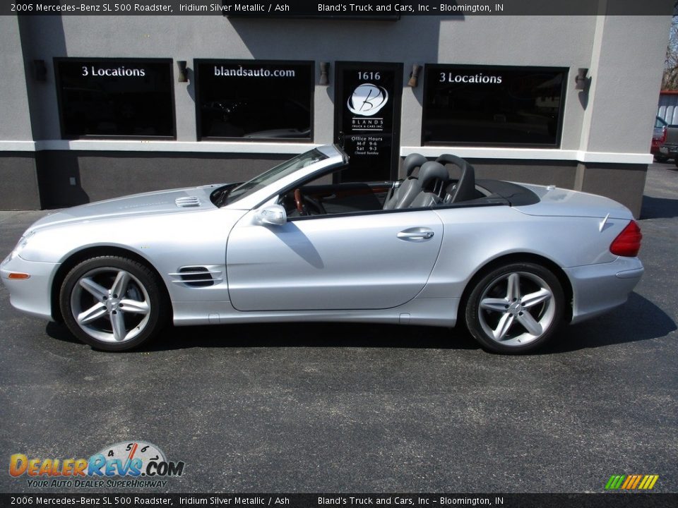 2006 Mercedes-Benz SL 500 Roadster Iridium Silver Metallic / Ash Photo #17