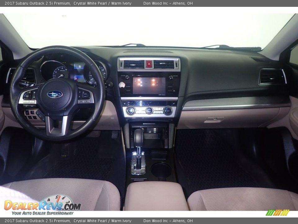 2017 Subaru Outback 2.5i Premium Crystal White Pearl / Warm Ivory Photo #26