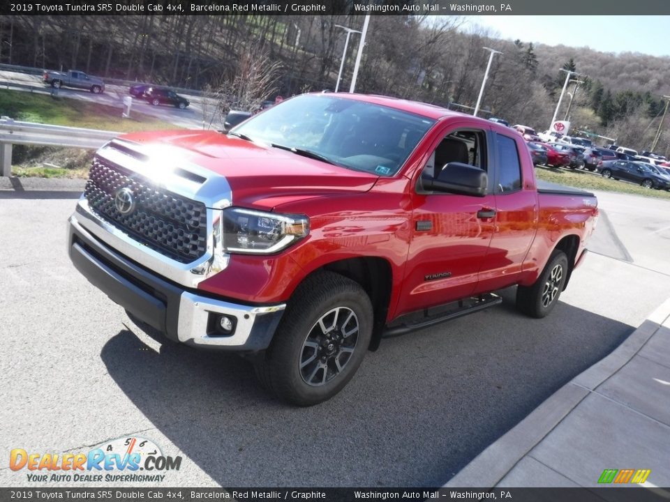 2019 Toyota Tundra SR5 Double Cab 4x4 Barcelona Red Metallic / Graphite Photo #11