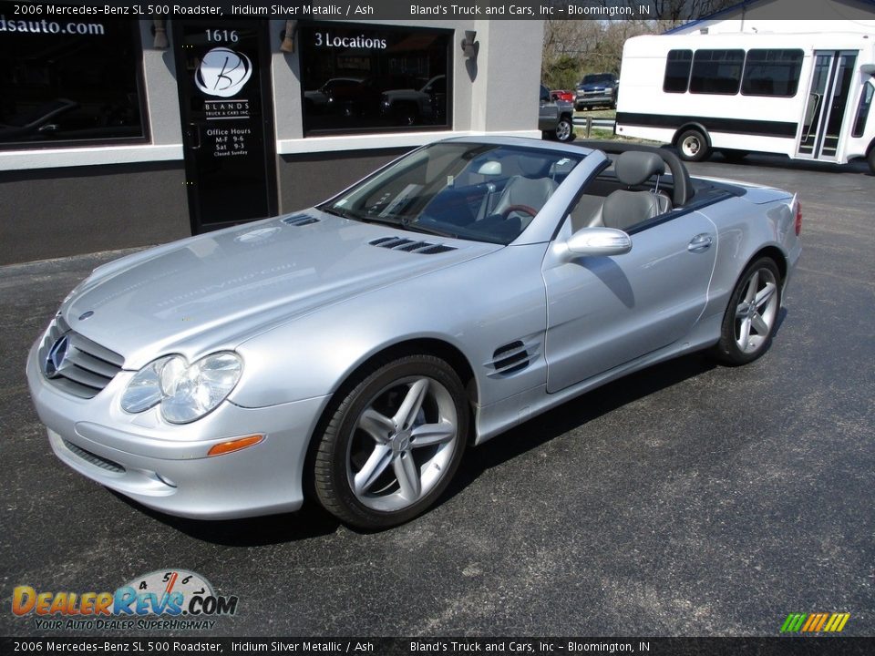 2006 Mercedes-Benz SL 500 Roadster Iridium Silver Metallic / Ash Photo #18