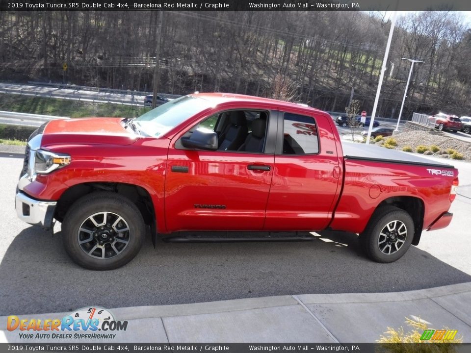 2019 Toyota Tundra SR5 Double Cab 4x4 Barcelona Red Metallic / Graphite Photo #12