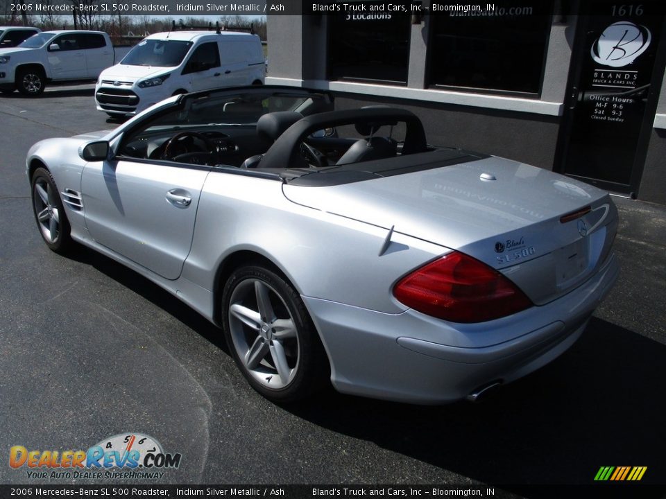 2006 Mercedes-Benz SL 500 Roadster Iridium Silver Metallic / Ash Photo #19