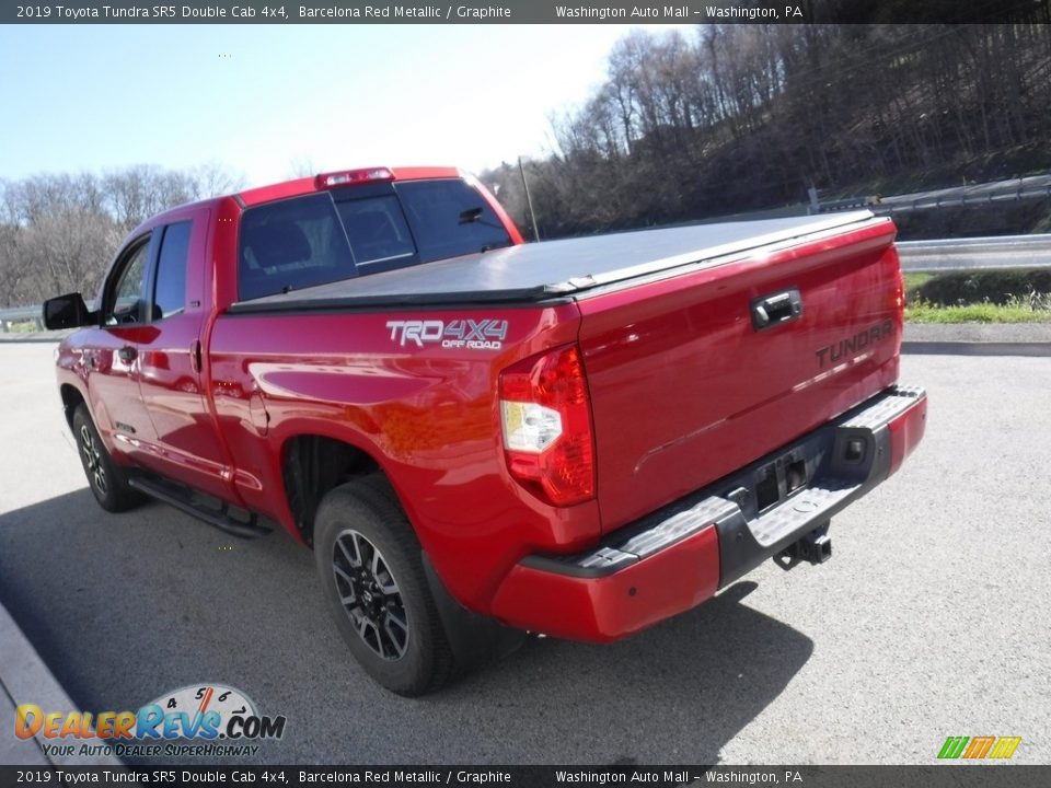 2019 Toyota Tundra SR5 Double Cab 4x4 Barcelona Red Metallic / Graphite Photo #13