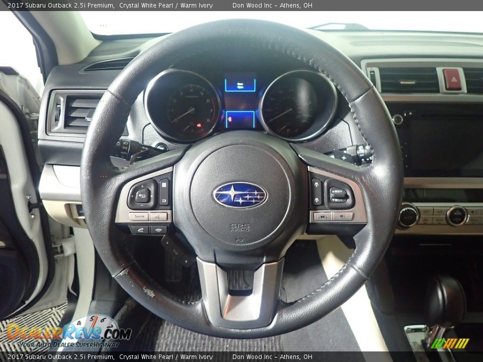 2017 Subaru Outback 2.5i Premium Crystal White Pearl / Warm Ivory Photo #29