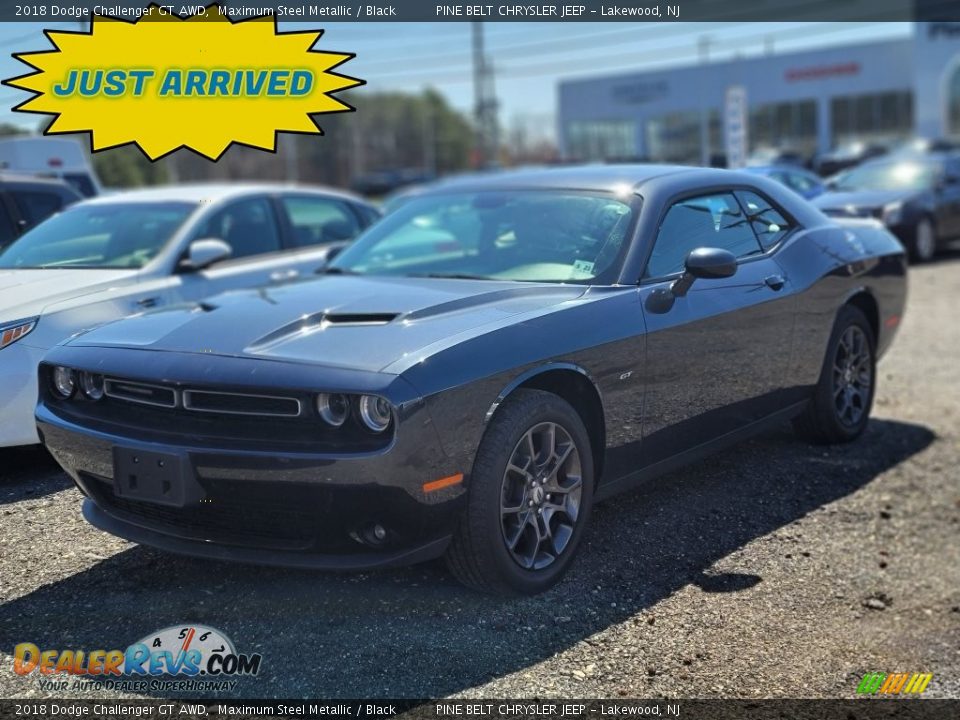 2018 Dodge Challenger GT AWD Maximum Steel Metallic / Black Photo #1