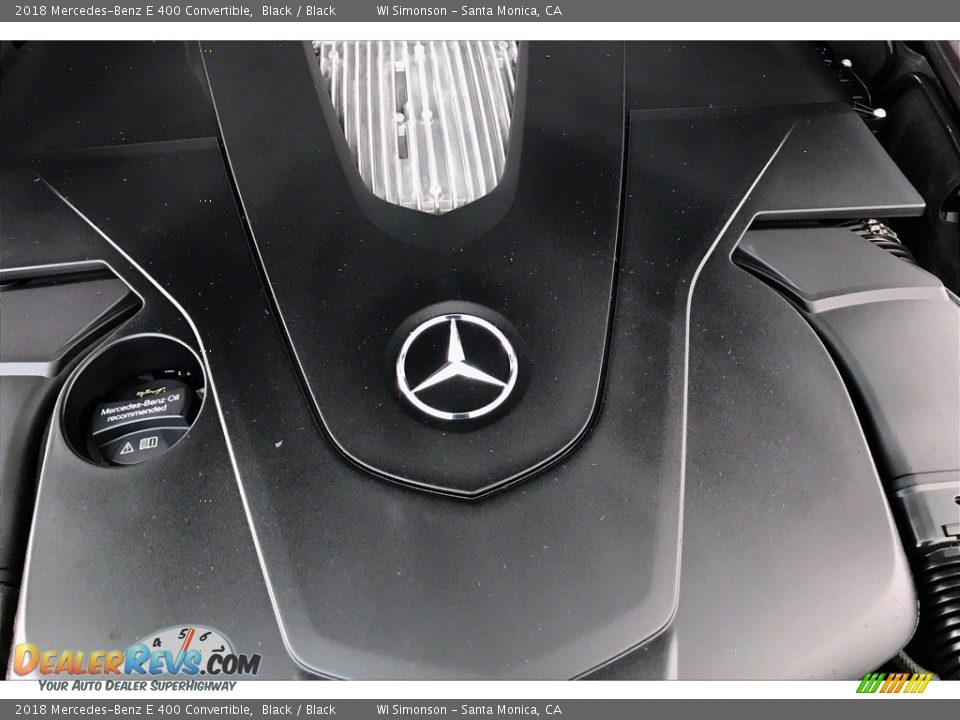 2018 Mercedes-Benz E 400 Convertible Black / Black Photo #32