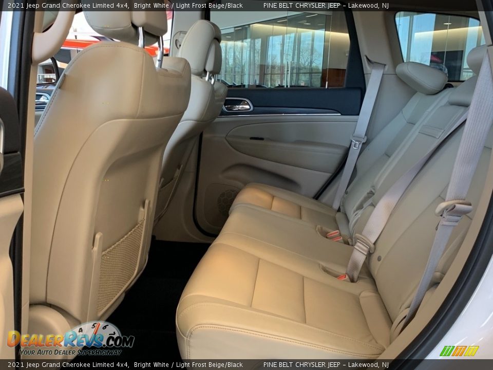 2021 Jeep Grand Cherokee Limited 4x4 Bright White / Light Frost Beige/Black Photo #7
