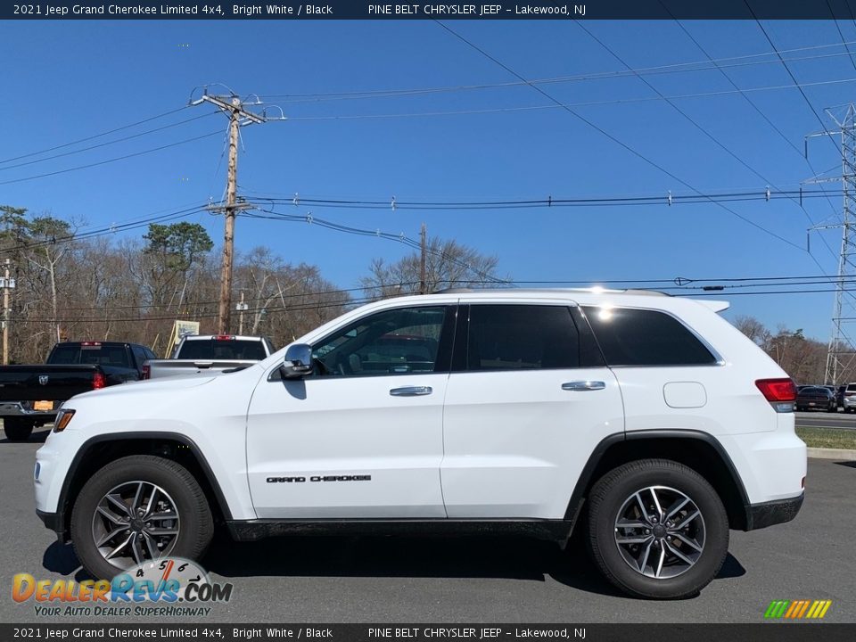 Bright White 2021 Jeep Grand Cherokee Limited 4x4 Photo #4