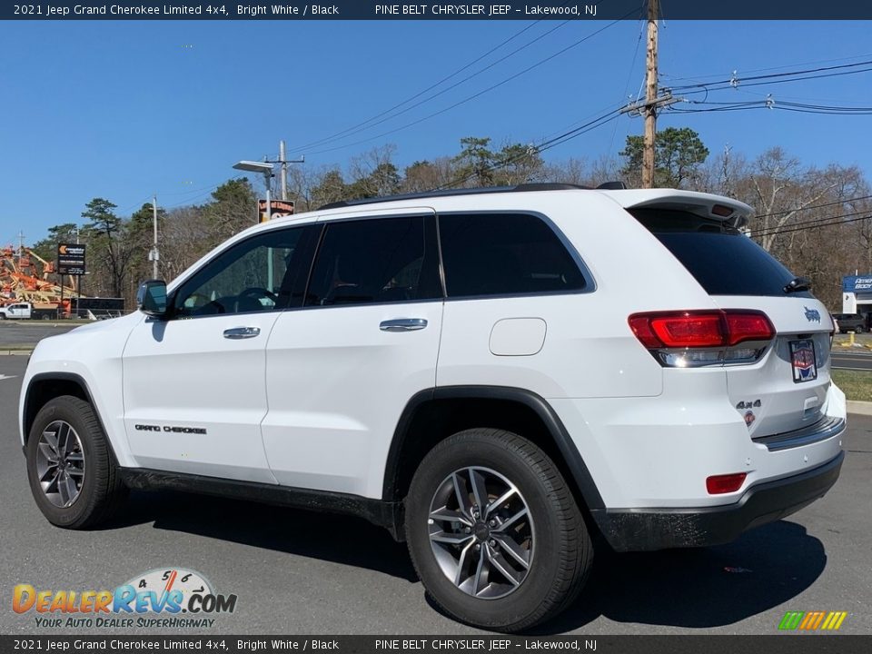 2021 Jeep Grand Cherokee Limited 4x4 Bright White / Black Photo #6