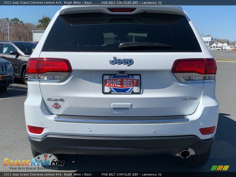 2021 Jeep Grand Cherokee Limited 4x4 Bright White / Black Photo #7