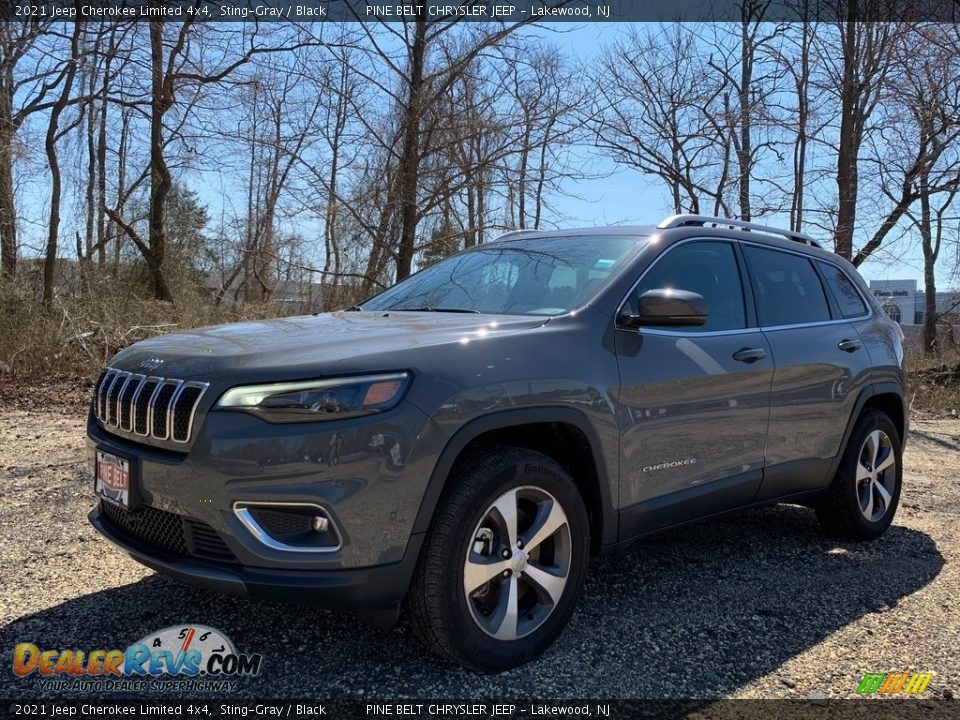 2021 Jeep Cherokee Limited 4x4 Sting-Gray / Black Photo #1