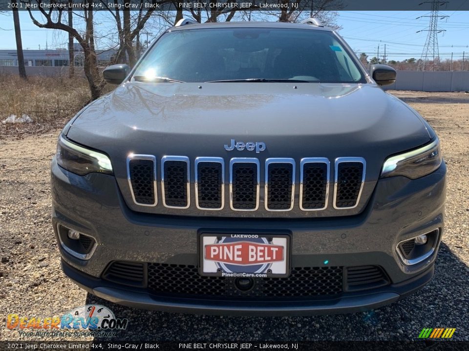 2021 Jeep Cherokee Limited 4x4 Sting-Gray / Black Photo #3